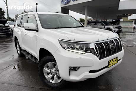White 2017 Toyota Landcruiser Prado Wagon GXL (4X4)
