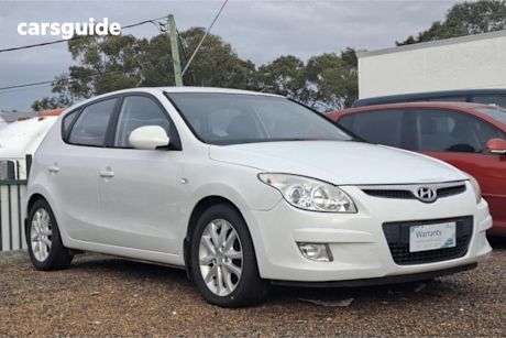 White 2009 Hyundai I30 Hatchback SX 1.6 Crdi