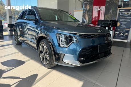 Blue 2024 Kia Niro Wagon EV GT-Line Black C Pillar