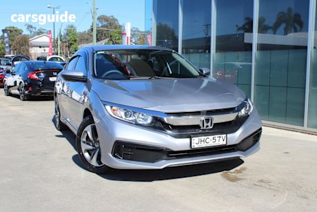 Silver 2021 Honda Civic Hatch