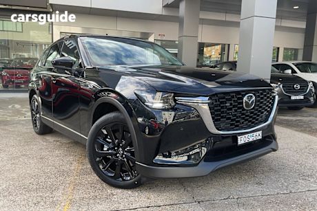 Black 2025 Mazda CX-60 Wagon P50E Evolve Phev