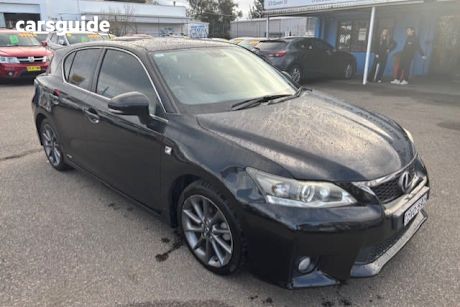 Black 2011 Lexus CT200H Hatchback F Sport
