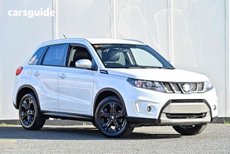 White 2016 Suzuki Vitara Wagon S Turbo (fwd)