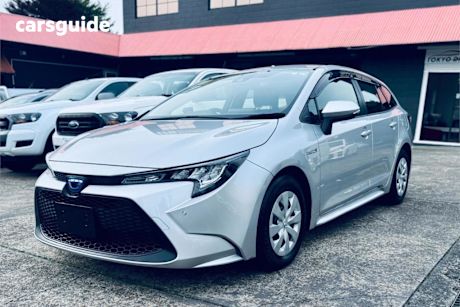 Silver 2020 Toyota Corolla Wagon Touring (hybrid)