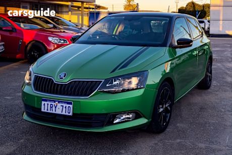 Green 2016 Skoda Fabia Hatchback 81 Tsi