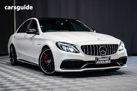 White 2016 Mercedes-Benz C63 Sedan S