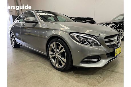 Grey 2014 Mercedes-Benz C-CLASS Sedan C200 R