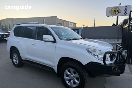 White 2013 Toyota Landcruiser Prado Wagon GXL (4X4)