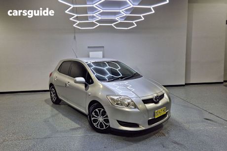 Silver 2008 Toyota Corolla Hatch ASCENT ZRE152R