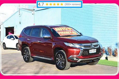 Red 2015 Mitsubishi Pajero Sport Wagon GLS 4X4