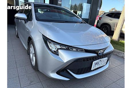 Silver 2022 Toyota Corolla Hatch ASCENT SPORT HYBRID F