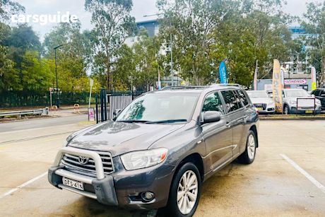 Grey 2009 Toyota Kluger Wagon ALTITUDE  GSU40R
