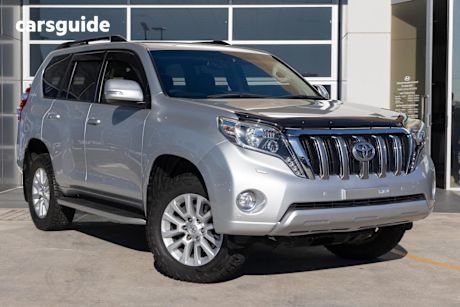 Silver 2015 Toyota Landcruiser Prado Wagon VX (4X4)