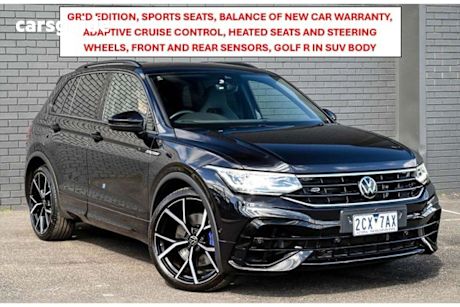 Black 2022 Volkswagen Tiguan Wagon R GRID EDITION 4WD