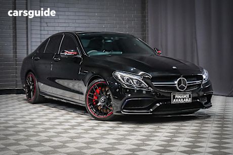 Black 2015 Mercedes-Benz C63 Sedan S Edition 1