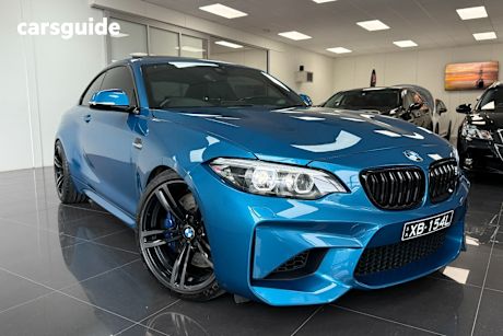 Blue 2017 BMW M2 Coupe