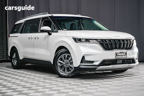 White 2022 Kia Carnival Wagon S