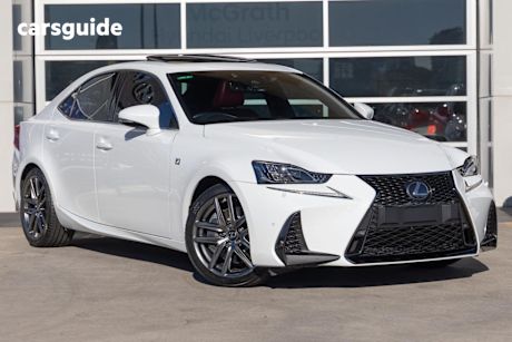 White 2018 Lexus IS300 Sedan F Sport