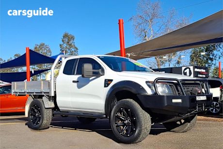 White 2012 Ford Ranger Super Cab Chassis XL 3.2 (4X4)