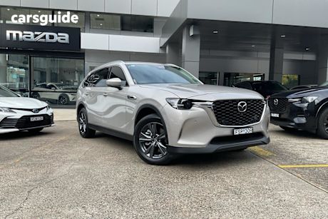 Gold 2024 Mazda CX-80 Wagon G40E Pure