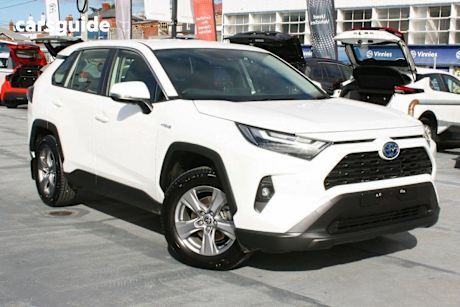 White 2024 Toyota RAV4 Wagon GX F