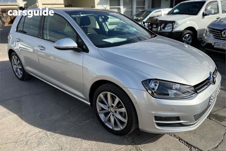 Silver 2013 Volkswagen Golf Hatchback 110 TDI Highline