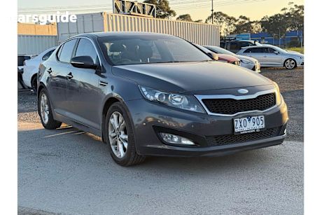 Grey 2013 Kia Optima Sedan SI F