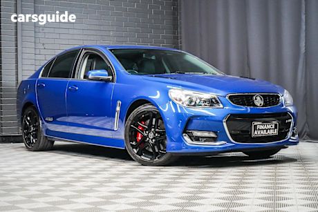 Blue 2016 Holden Commodore Sedan SS-V Redline