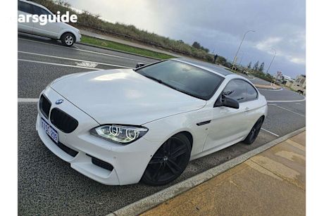White 2014 BMW 6 Series Coupe 640I R