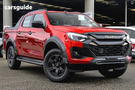 Red 2025 Isuzu D-MAX Ute Tray X-TERRAIN 4X4