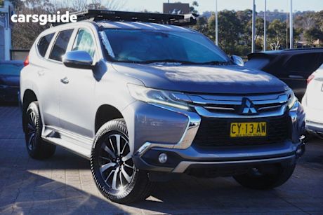 Grey 2018 Mitsubishi Pajero Sport Wagon GLS (4X4) 5 Seat