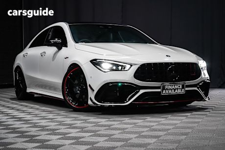 White 2020 Mercedes-Benz CLA45 Coupe S 4Matic+