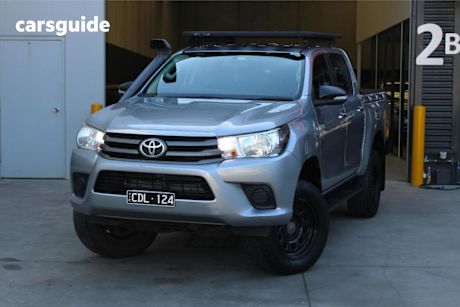 Silver 2017 Toyota Hilux Dual Cab Utility SR5+ (4X4)