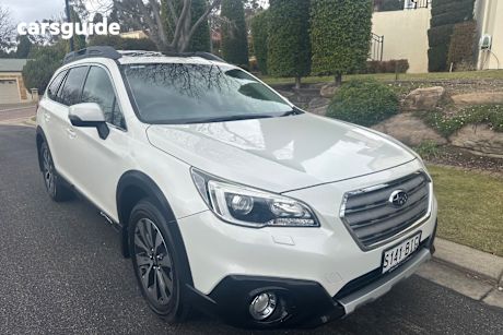 White 2015 Subaru Outback Wagon 2.0D Premium