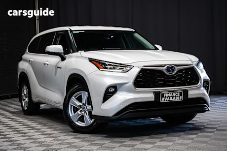 White 2022 Toyota Kluger Wagon GX Hybrid AWD