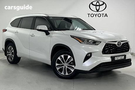 White 2022 Toyota Kluger Wagon GXL AWD 2.4L T PETROL AUTOMATIC WAGON