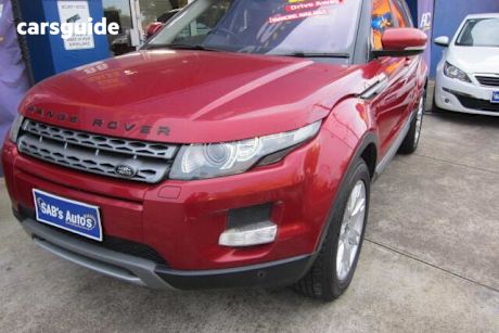 Red 2013 Land Rover Range Rover Evoque Wagon SD4 Dynamic