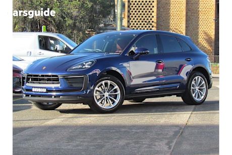 Blue 2022 Porsche Macan Wagon