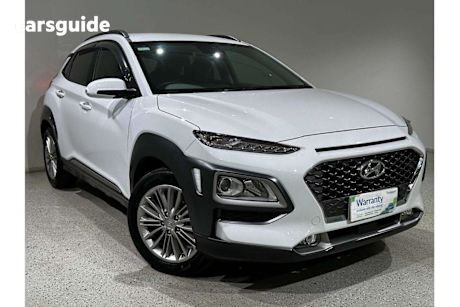 White 2020 Hyundai Kona Wagon ELITE F
