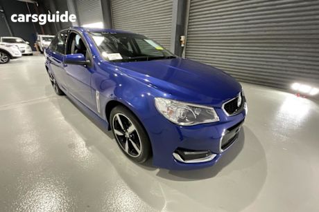 Blue 2017 Holden Commodore Sedan SV6