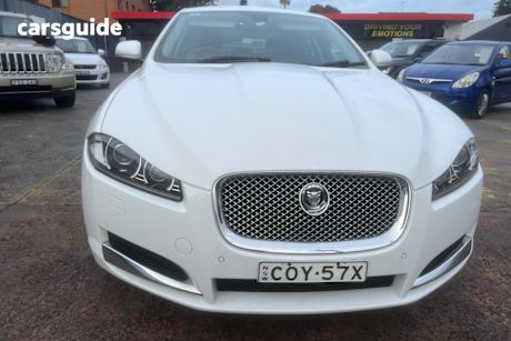 White 2013 Jaguar XF Sedan 2.2D PREMIUM LUXURY MY13