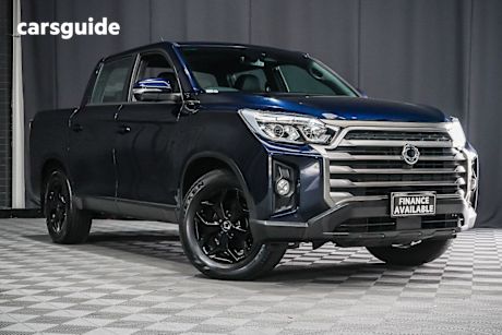 Blue 2022 Ssangyong Musso Crew Cab Pickup Ultimate