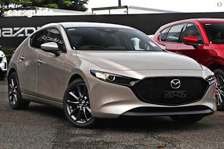 Beige 2025 Mazda Mazda3 Hatch G20 TOURING F