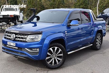 Blue 2019 Volkswagen Amarok Ute Tray TDI580 ULTIMATE 4X4