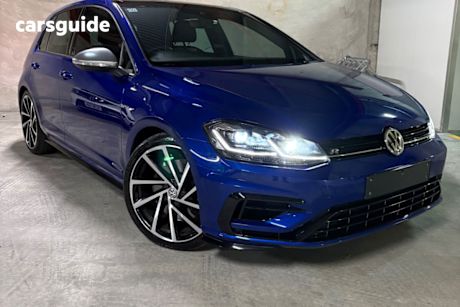 Blue 2019 Volkswagen Golf Hatchback R