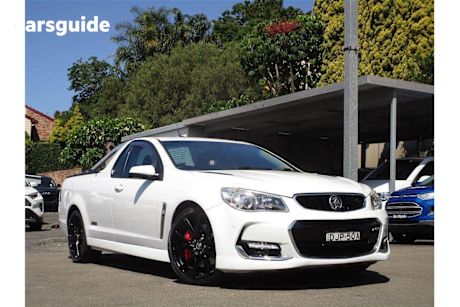 White 2015 Holden UTE Utility SS-V Redline