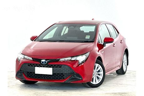 Red 2023 Toyota Corolla Hatch ASCENT SPORT HYBRID F