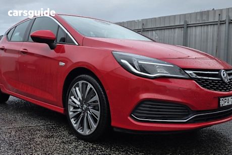 Red 2017 Holden Astra Hatchback RS-V