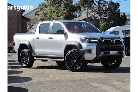 Silver 2024 Toyota Hilux Double Cab Pick Up Rogue 48V (4X4)
