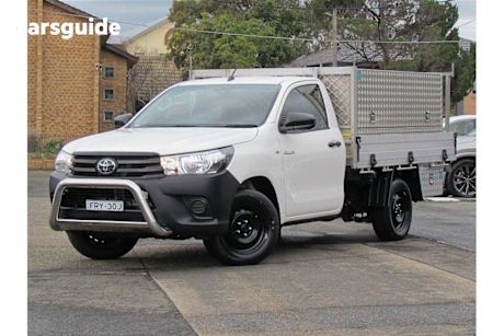White 2020 Toyota Hilux Cab Chassis Workmate
